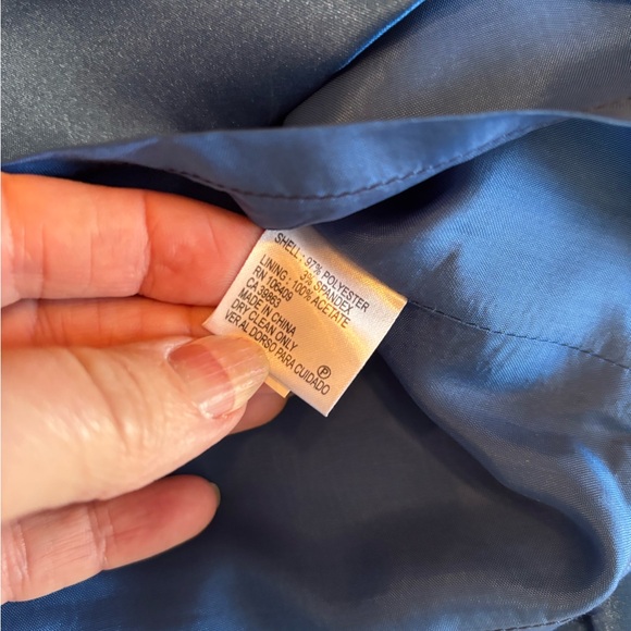 Antonio Melani Elegant Blue Cap Sleeve Dress Size 12 - Picture 7 of 8